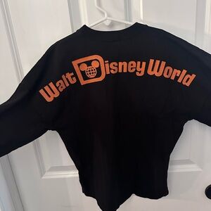 Disney Kids Black and Orange Basketball “Spirit Jersey” Long Sleeve Shirt